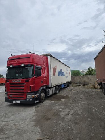 холодильник на спринтер: Сүйрөгүч, Scania, 2006 г., Тенттелген