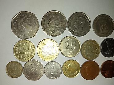 cent: Beynəlxalq kolleksiya üçün qarışıq metal sikkələr dəsti. Hər ədəd üçün — 2