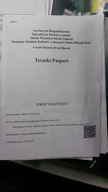 20 ci sahede satilan evler 2025: Həyətyanı sahəli 1 mərtəbəli yaşayış evi - Plan: Həyətdən girişli — 10