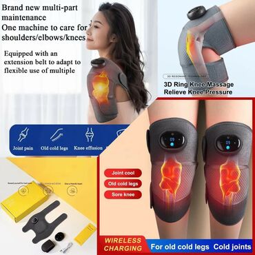 Nega kože: Bežični masazer za kolena koji greje Nazivni napon: 5V 1kom u — 1