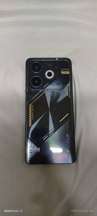 тилифон самсунг: Tecno Pova 6 Neo, Колдонулган, 256 ГБ, түсү - Кара, 2 SIM