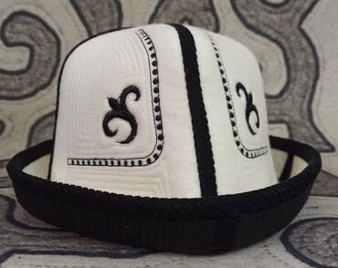 Головные уборы: Традиционный кыргызский калпак - Мужской головной убор национального — 9