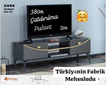 Qonaq otağı dəstləri: TV stend yeni