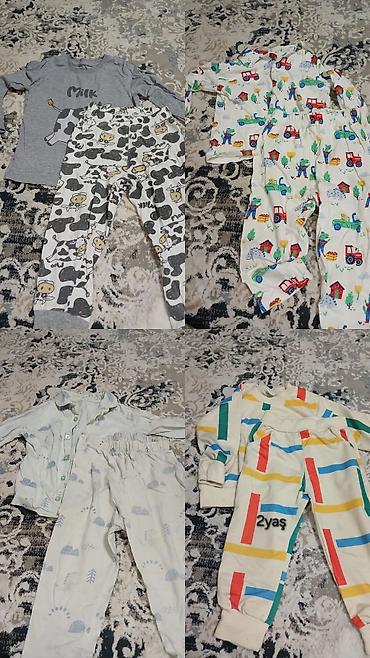 duz donlar: 4 ü birlikdə 20 azn Uşaq pijama dəstləri – 2 yaş - 4 fərqli pijama — 1