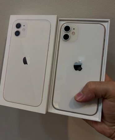 ayfon 11 qiymeti 2 ci el: IPhone 11, 128 GB, Ağ, Zəmanət, Kredit, Barmaq izi