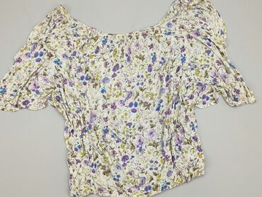 białe prazkowana bluzki: Блуза жіноча, XL, стан - Хороший