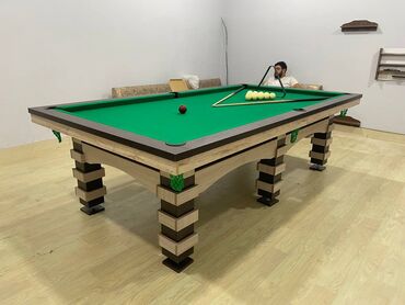 Bilyard masaları: - Rus bilyardı klassik stol. - Üzəri Mərmərdən dir. - Möhkəm — 5