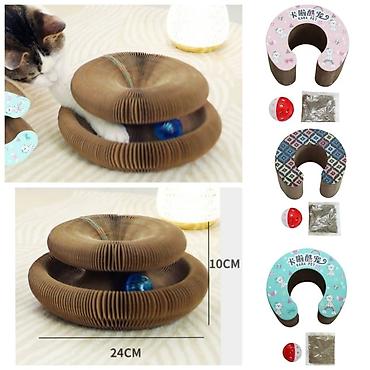 Зоотовары: Продаю игрушку/когтеточку/лежанку 3в1,с кошачей мятой,вашему котику — 13