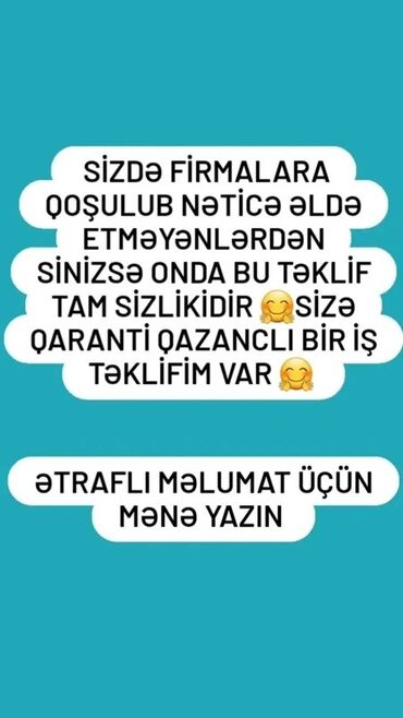 Такси, логистика, доставка: Şirkətlərə qoşularaq nəticə əldə edə bilməyənlər üçün bu təklif tam