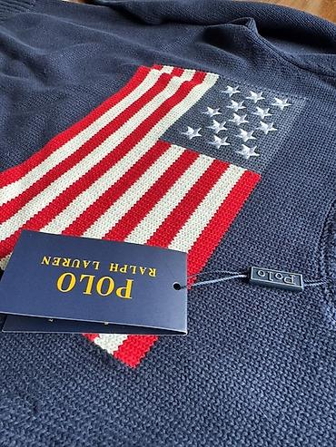 Свитера: Мужской свитер, Ralph Lauren, M, цвет - Синий — 4