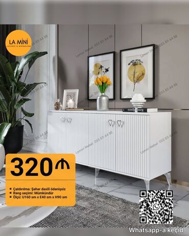 Uşaq və gənc otağı üçün dəstlər: Yeni, Açılan, 3 qapılı Düz dolab, Servant, Azərbaycan