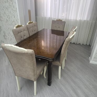 Masa və oturacaq dəstləri: Masa desdi acilan 6 otracagla Qiymeti 170 m unvan Sumqayit Raya 9049