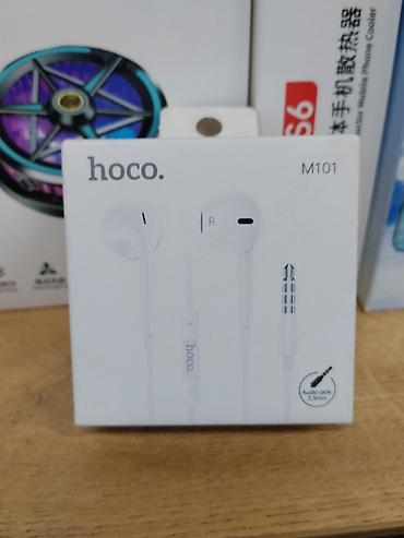 rant ace: Проводные наушники Hoco M101 (белые) - Форм-фактор: вкладыши с — 1