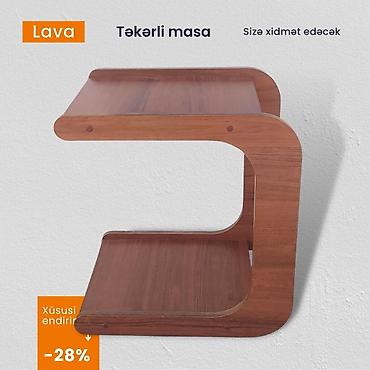 Masalar: Jurnal masası, Yeni, Açılmayan, Laminat, Dördbucaq masa — 7