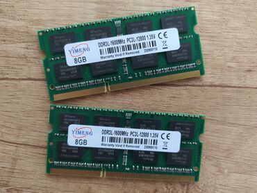 Жесткие диски, переносные винчестеры: Оперативная память, Новый, 8 ГБ, DDR3, 1600 МГц, Для ноутбука