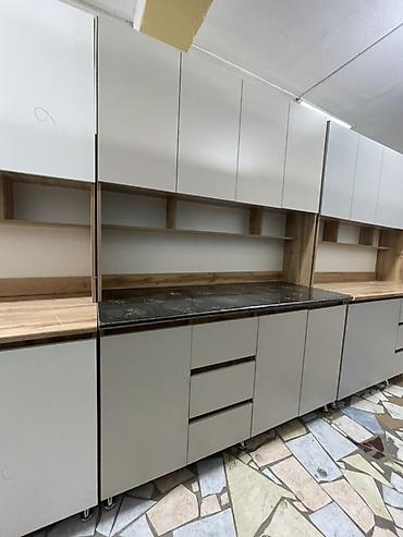 Кухонные гарнитуры: Кухонный гарнитур современного дизайна - Прямые кухонные модули с — 11