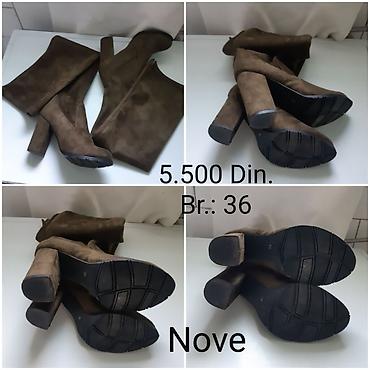 ccc ugg cizme: Ženske čizme iznad kolena - Materijal: kvalitetan eko velur - Boja — 3