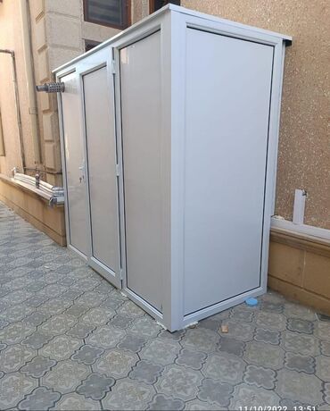 Mebellərin yığılması: Plastik şkaflar balkonlar, lojikalar, bloklar, küçə üçün, kombi — 1