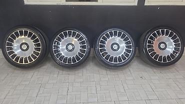 mayback disk: Maybach stilində 4 ədəd yüngül lehimli disk və şin komplekti - — 1