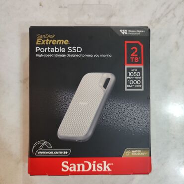 Жесткие диски, переносные винчестеры: Накопитель, Новый, Sandisk, SSD, 2 ТБ, 1.8"