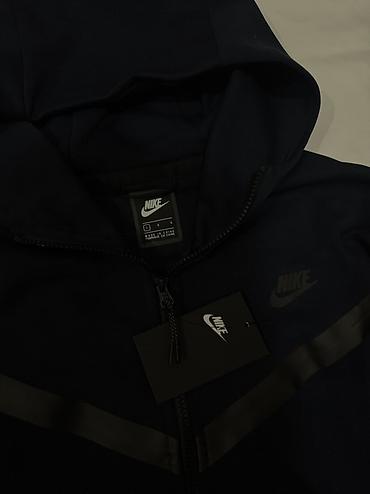 nike tech flece: Мужская толстовка, L, Nike, Новый, цвет - Синий, Самовывоз — 2