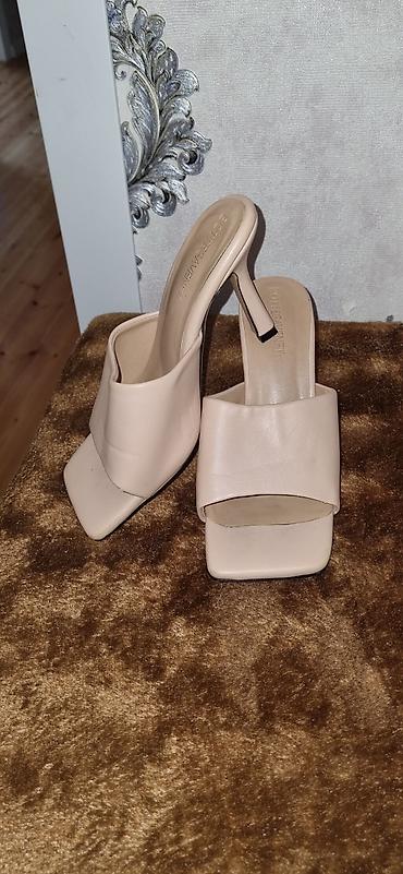 босоножки без каблука: Qadın sandal kolleksiyası – ölçü 36 1) Bej mavilər – 25 AZN - Eleqant — 4
