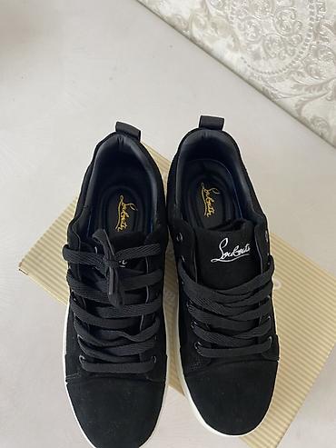 лабутены кроссовки: Мужские кроссовки, 39, Christian Louboutin, Новый, цвет - Черный, Самовывоз, Платная доставка — 2