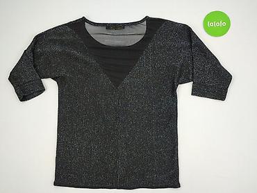 bluza czarna pull and bear: Black, Bluzka damska, rozmiar M — 4
