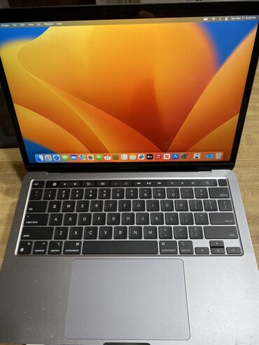 macbook pro: Ультрабук, Apple, 8 ГБ ОЗУ, Apple M1, 13.3 ", Б/у, Для работы, учебы, память SSD