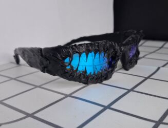 Солнцезащитные очки: 🕶️ Очки Custom Venom Style Новые очки в уникальном тёмном дизайне с — 1