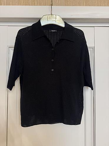 Kişi geyimləri: Polo köynək, Massimo Dutti, M, rəng - Qara — 1