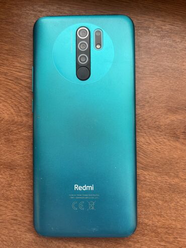 телефони фуруши: Xiaomi, Redmi 9, Б/у, 32 ГБ, цвет - Голубой, 1 SIM, 2 SIM