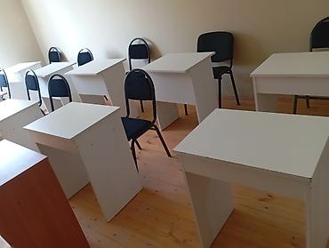 Tədris otağı üçün şagird partaları və stullar dəsti - Model: Fərdi/1