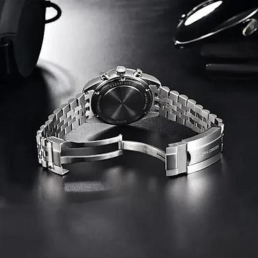 Ručni satovi: PAGANI DESIGN PD-1775 - 37.5mm - Plava - Seiko VH64 Potpuno nov muški — 9