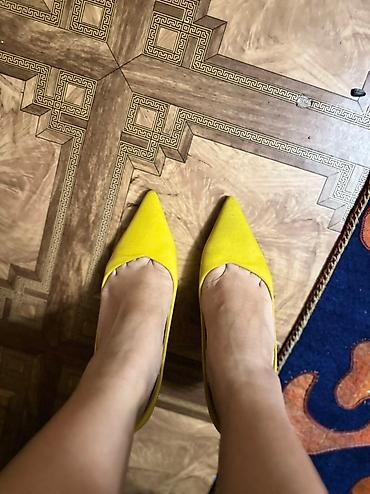 Туфли: Туфли, 34, Новый, цвет - Желтый, Бесплатная доставка — 6