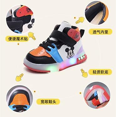 nike tech: Детские кроссовки со светящейся подошвой - Высокая модель с мягким — 5
