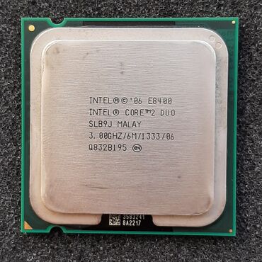 bakcell wifi modem qiymeti: Prosessor Intel Core 2 Duo E8400, İşlənmiş