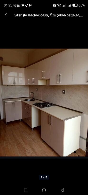 Mətbəx mebeli: 💥Metbex Mebel her zovqe uygun razmer boyudulub kicildile bilir 💥 🌈 — 13