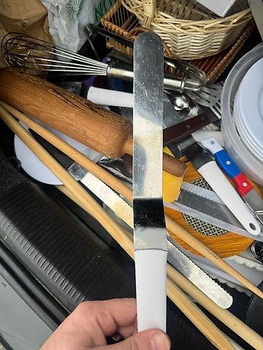 bıçag: Mətbəx bıçaqları dəsti + plastik saxlama qutuları - Bıçaqlar: 6 ədəd — 5