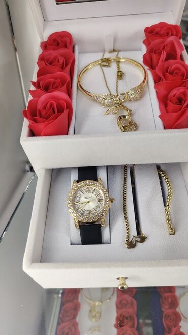 Saat dəstləri: Yeni, Klassik Saat dəsti, rəng - Qızılı — 17