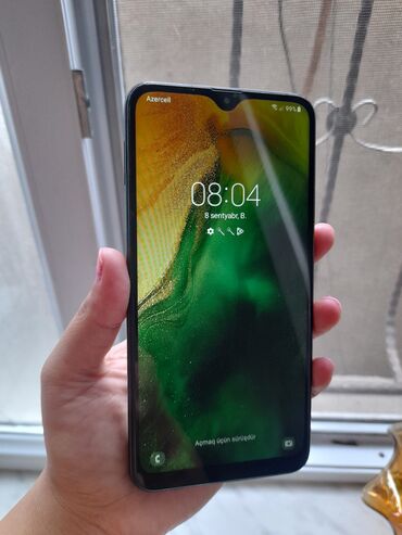 ev telefonu satilir: Samsung Galaxy A10, 32 GB, rəng - Qara, İki sim kartlı