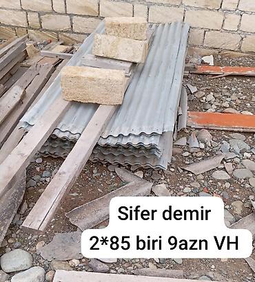 dəmir listlər: Tikinti materialları taxta darvaza qapi demir sifer. padon 4.50-5 azn — 3