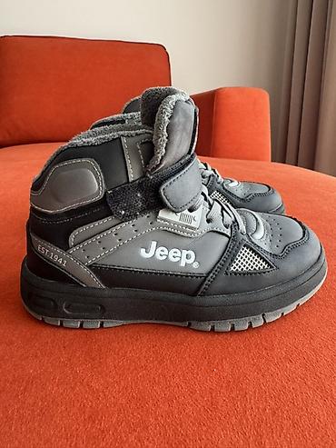 Жаш балдардын бут кийими: Деми сезонные детские кроссовки/ботинки Jeep - Модель: высокие — 3
