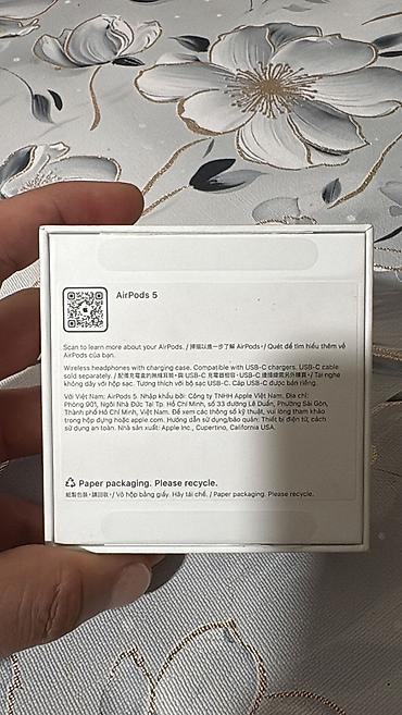 airpods pro 1: 🎧 Apple AirPods 5 original 🤍 ✨ Zövqlü dizayn, rahat istifadə və — 2