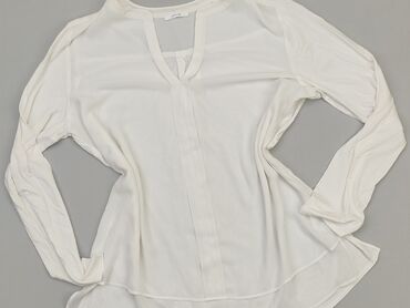 białe bluzki z długim rękawem z dekoltem: Bluzka Damska, 2XL, stan - Bardzo dobry