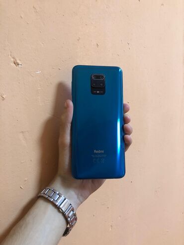 telefon qiymetleri lalafo: Xiaomi Redmi Note 9S, 128 ГБ, цвет - Синий, 
 Отпечаток пальца, Две SIM карты, Face ID