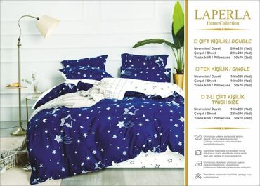 Pastel dəstləri: Laperla yataq dəsti. Parça pambıqdır Ölçü tək nəfərlik Çxol 160*220 — 6