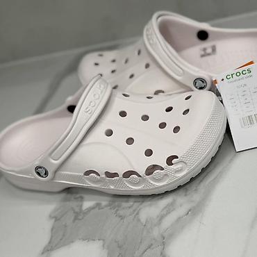 crocs 36: Сабо, 39, 40, Crocs, Б/у, цвет - Белый — 1