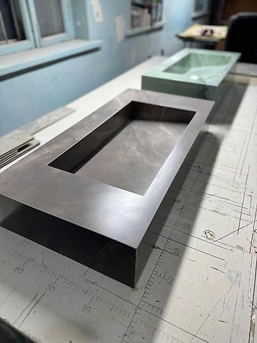 Раковины для ванной: Раковина для ванной, Квадратная форма, Материал: Керамика — 8