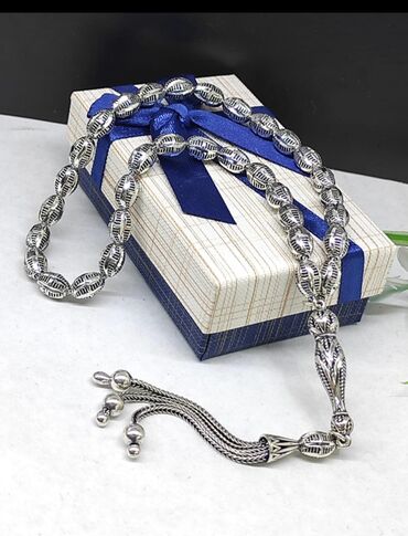 Təsbehlər: Gumus tebehler 925 prob.qiymetler fərqlidir.vatsapa yazin — 10